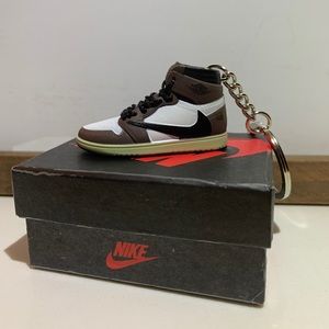 “Travis Scott” Jordan 1 3D Mini Sneaker Keychain